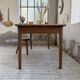 Cherry farmhouse table with spindle legs, 1950s