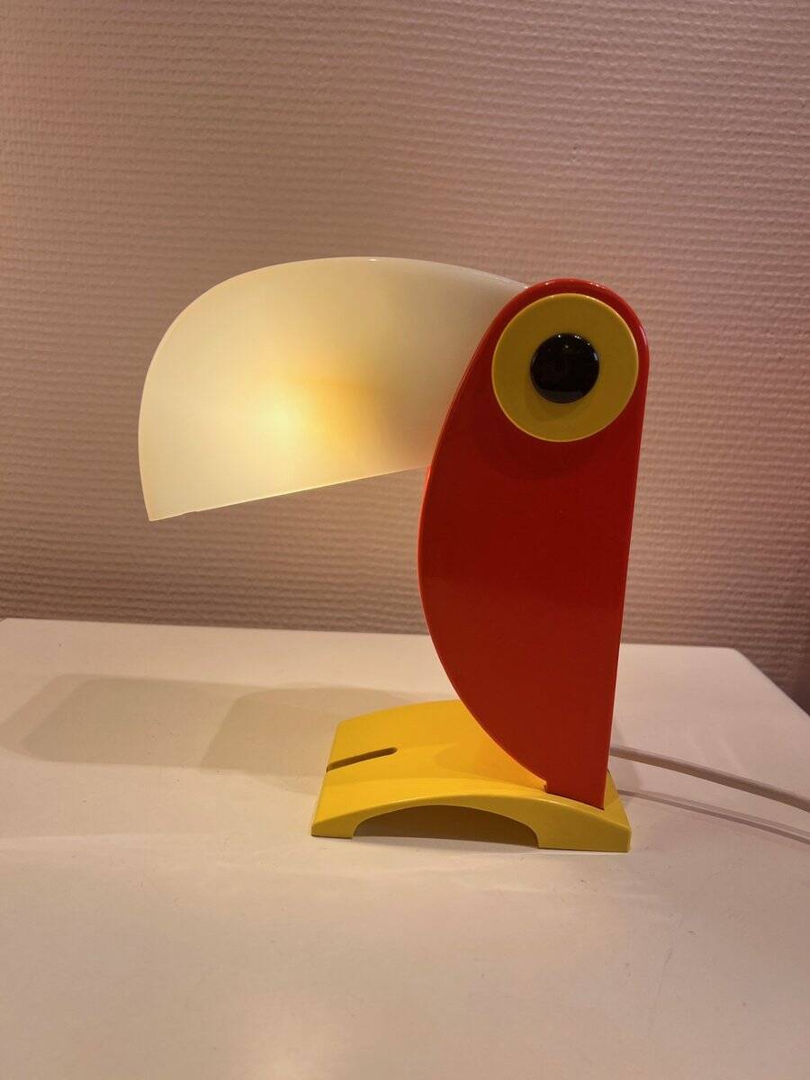 Lampe de bureau Toucan de Ferrari / OTF Verona, 1970s