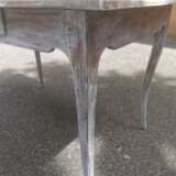 Table de style Louis XV cérusée