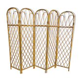 Paravent en rotin vintage an 60/70