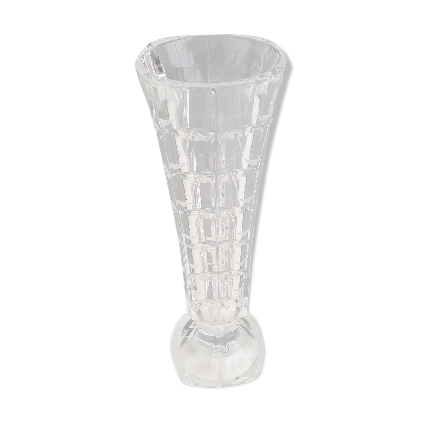 Vintage soliflore cut glass