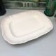 Rectangular dish with gadroons stamped Sarreguemines France, Chambord model