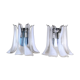 1970's Murano Glass Sconces, Mazzega, Italy - a Pair