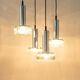 Large glass cascade chandelier designed for Staff Leuchten, Germany, 1970s.