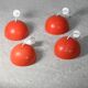 Ensemble de 4 suspensions "ressort", France, circa 1970