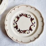 Assiettes plates Salins France