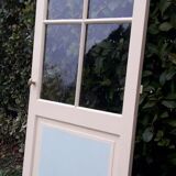 Porte vitrée h197,5xl89,5 de communication moulurée