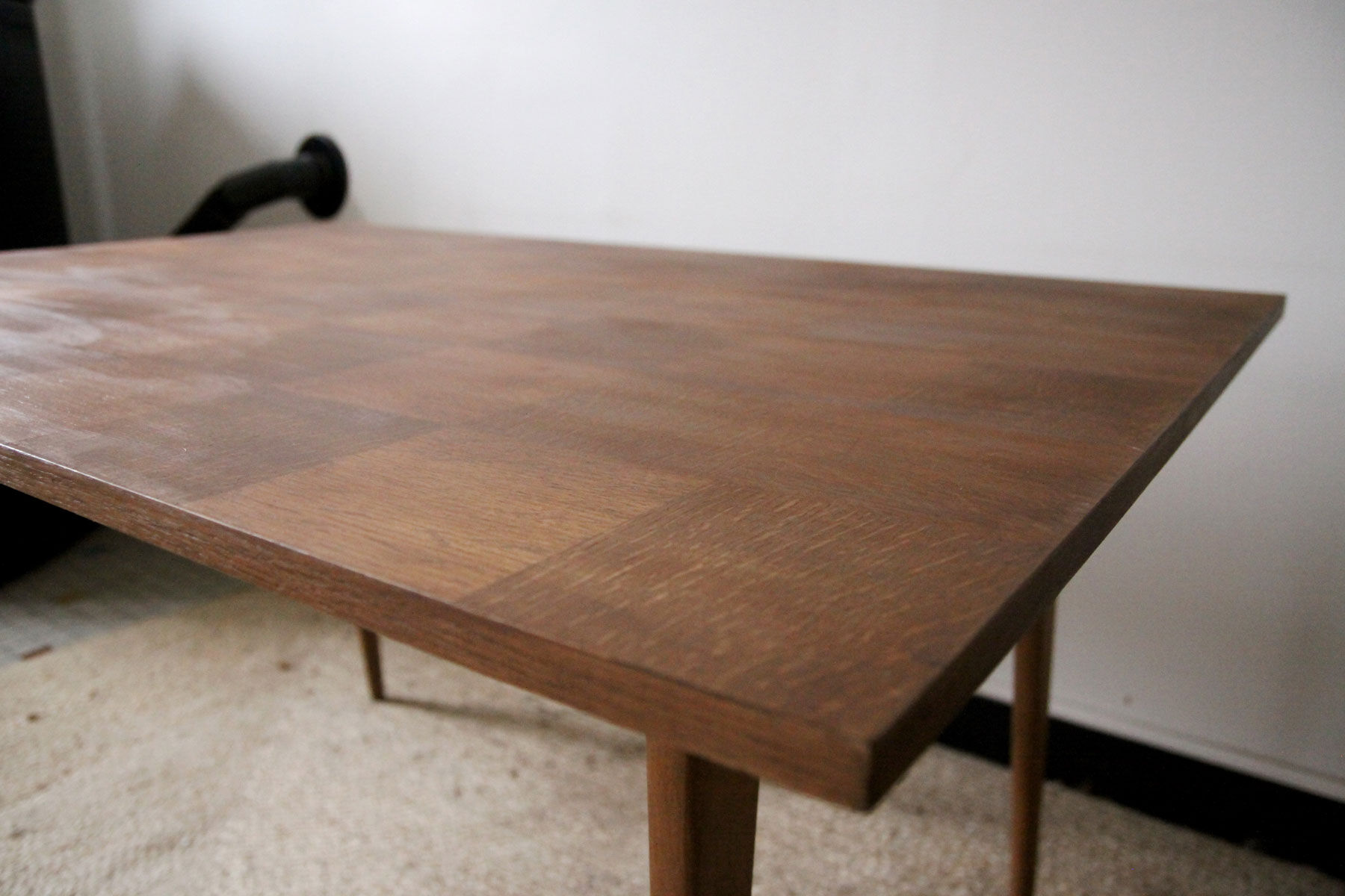 Vintage wooden dining table