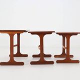 Set of 3 teak wood nesting tables by G-Plan, 1970s, UK ca. 1970