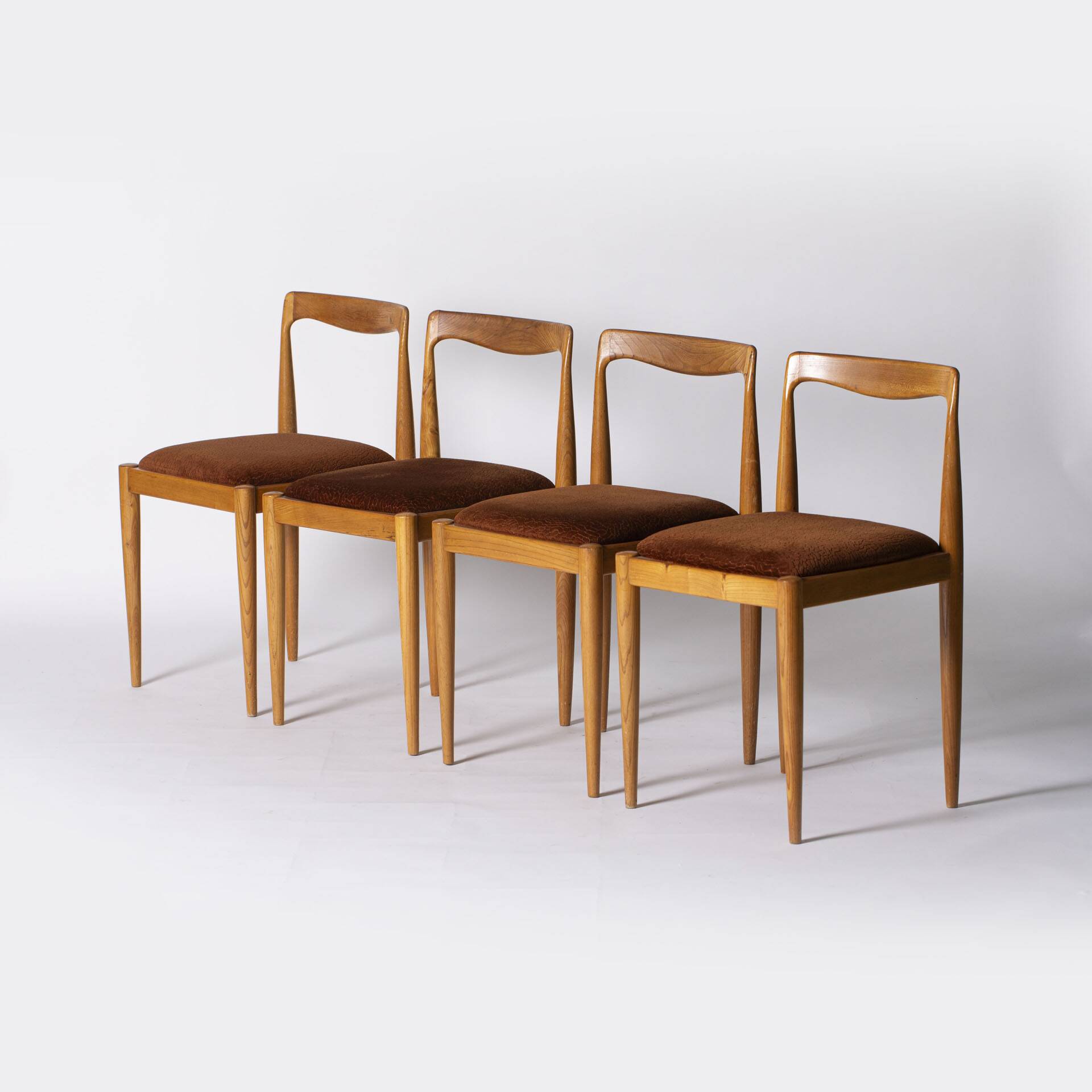 Dining set by Drevotvar and set of 3 chairs by Jasienica, Poland