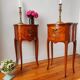 Pair of Louis XV style bedside tables