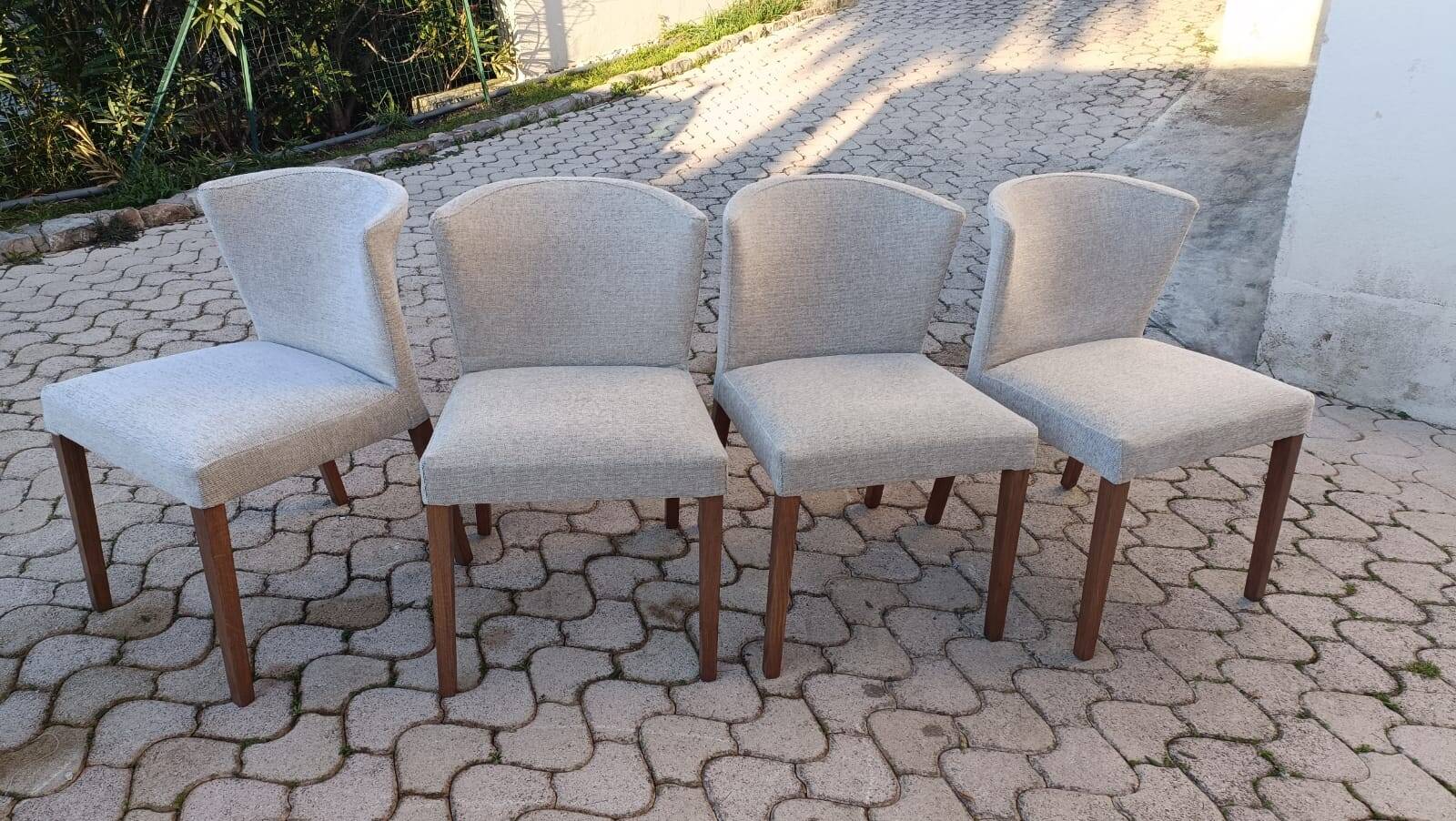 4 Valentina model chairs by Habitat, renovated