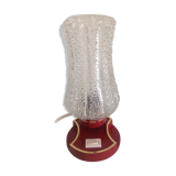 Vintage bedside lamp, tulip glass, 60s-70s
