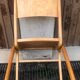 Vintage blond wood chairs 60s