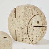 Set of 8 travertine animal sculptures by Fratelli Mannelli 1970