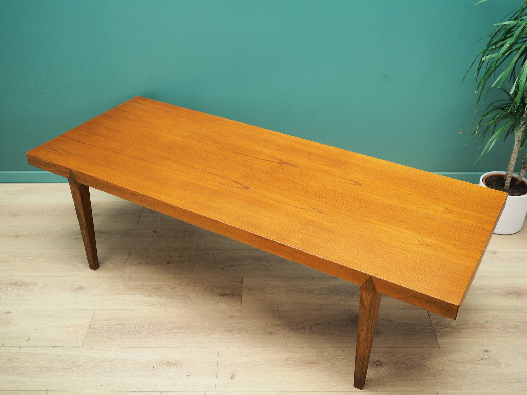 Teak coffee table, Danish design, 1970s, manufacturer: Severin Hansen