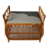Rattan toy box, Scandinavian decoration, handmade