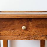 Table chevet en bois ciré