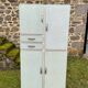Vintage kitchen cabinet in blue Formica (sea green)