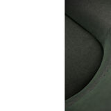 Vintage Scandinavian Mid-Century Modern Bottle Green Armchair, 1950s