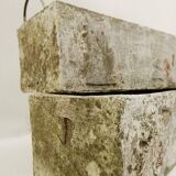 polychrome cement planters from Emile Taugourdeau’s Zoological Garden - set of 4
