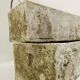 polychrome cement planters from Emile Taugourdeau's Zoological Garden - set of 4