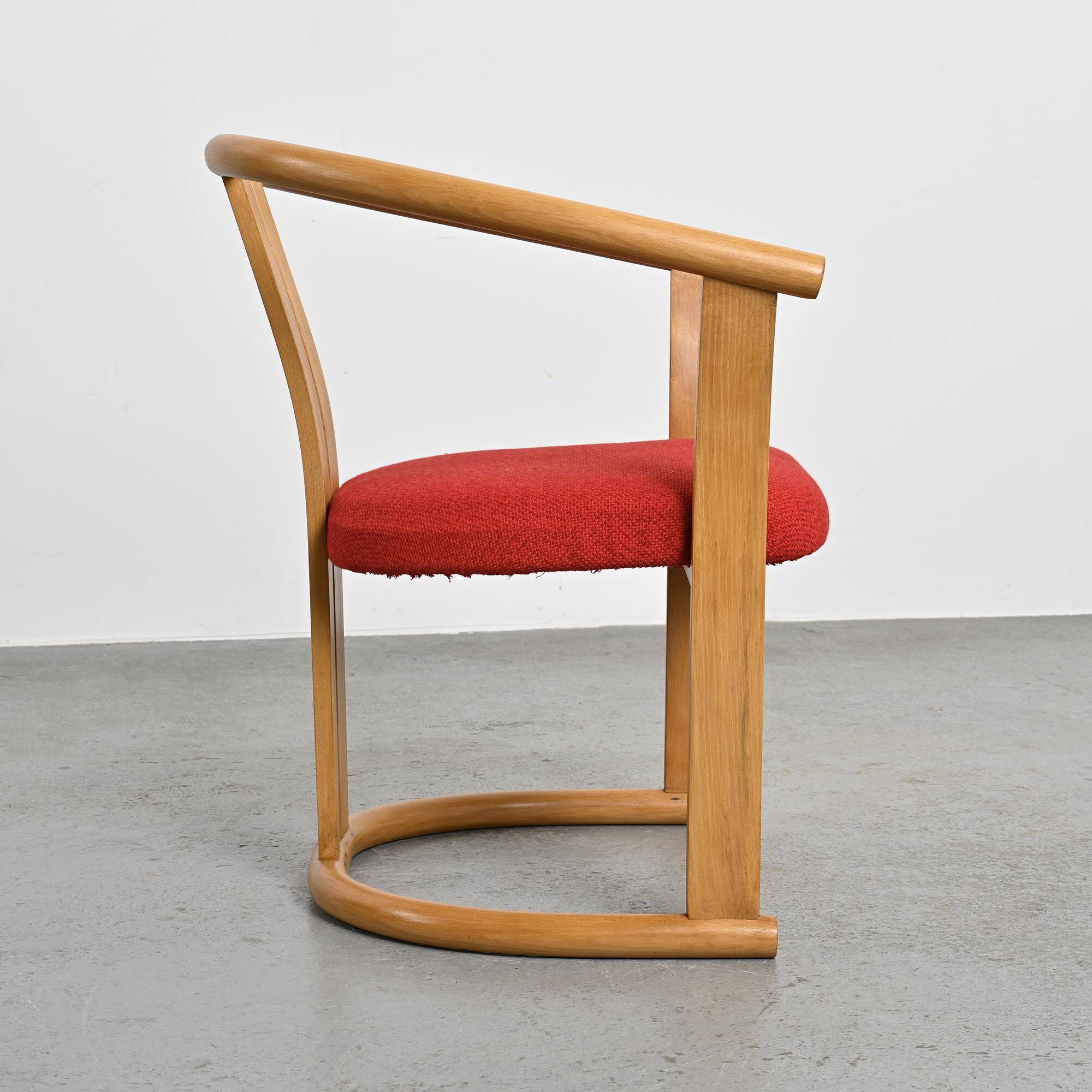 Pair of armchairs by Isamu Kenmochi, Japan circa 1965