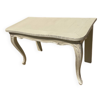 Console de style Louis XV en bois patiné