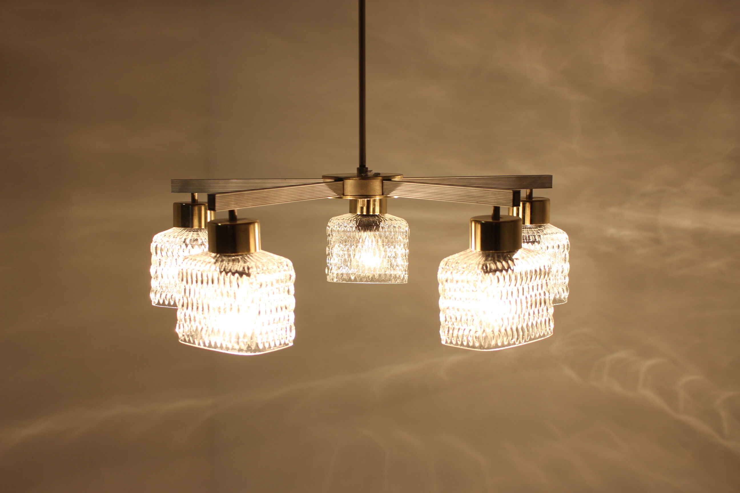 Chandelier by Kamenicky Senov,1970