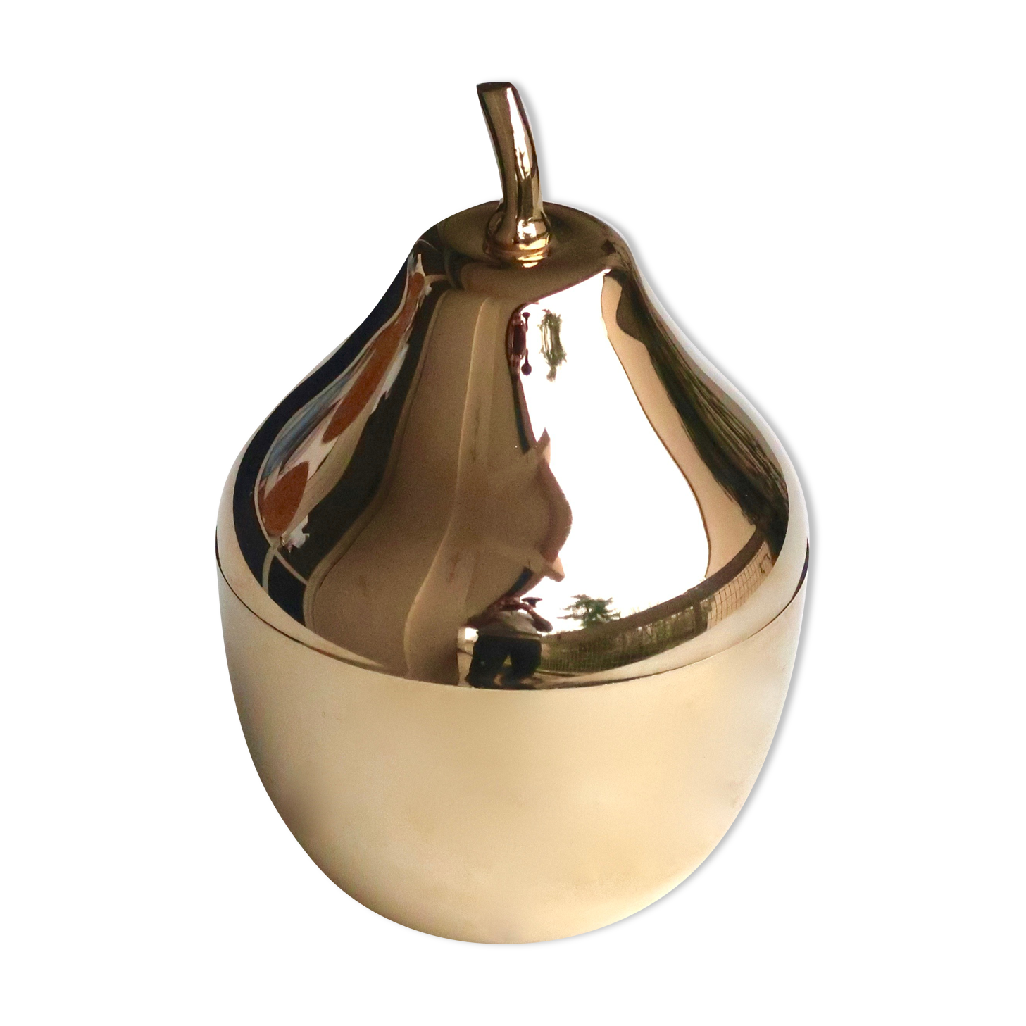 Poire à glaçons dorée the turnwald collection international, années 70