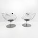 Set of 2 'Atomic Ball' chairs by Rudi Verelst for Novalux 1970s
