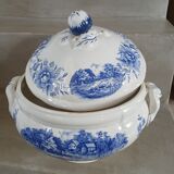 Antique soup tureen Sarreguemines