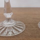 Cut crystal champagne glasses