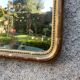 Louis-Philippe mirror gilded with gold leaf
