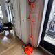 Lampadaire Jieldé, Galerie Santou - Loft Zigzag métal orange / 6 bras