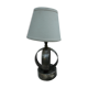 Ball foot lamp with metal blade from the 60's
