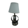 Ball foot lamp with metal blade from the 60's