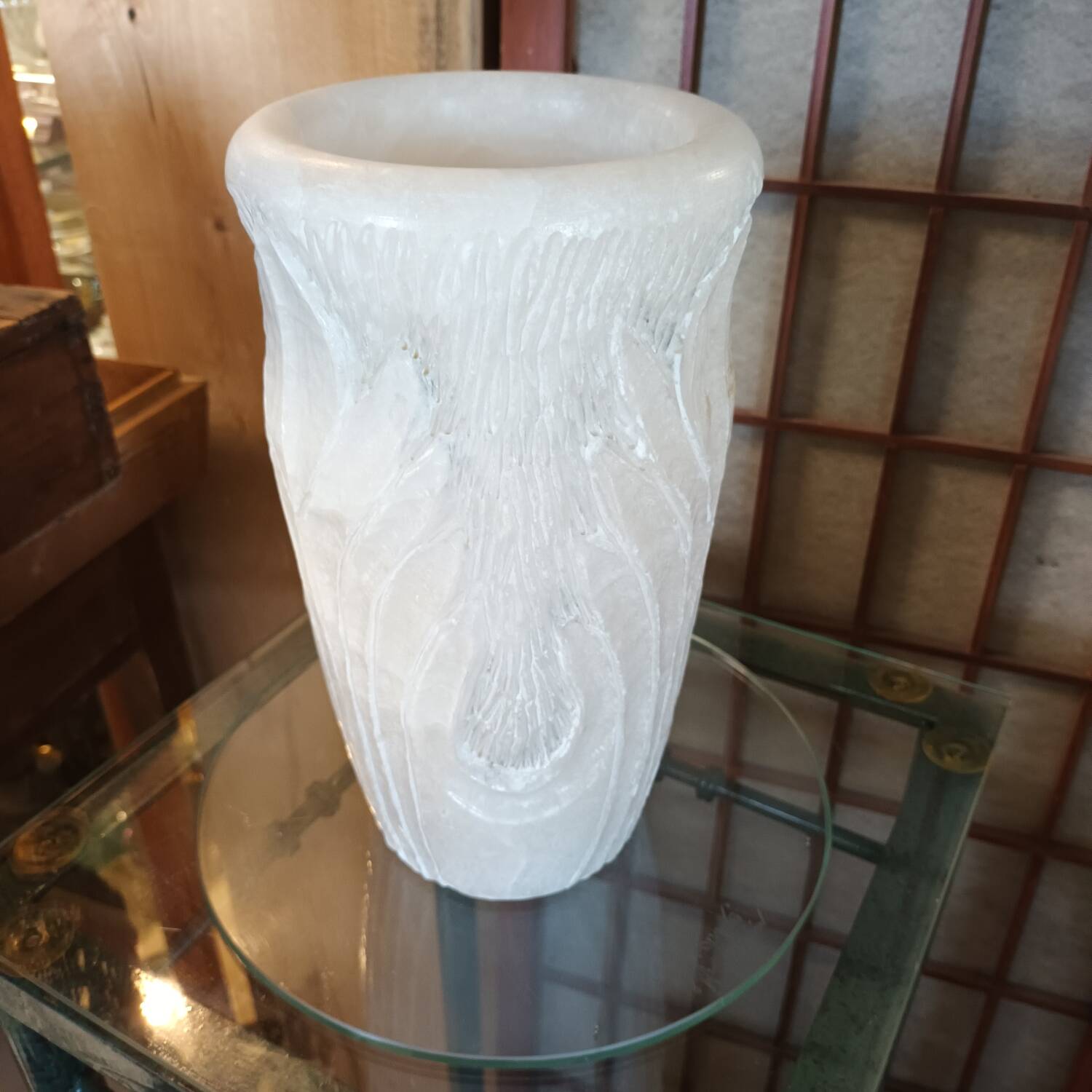 Vase en albâtre vintage