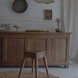 Old trading counter in solid oak – 19th century trade furniture