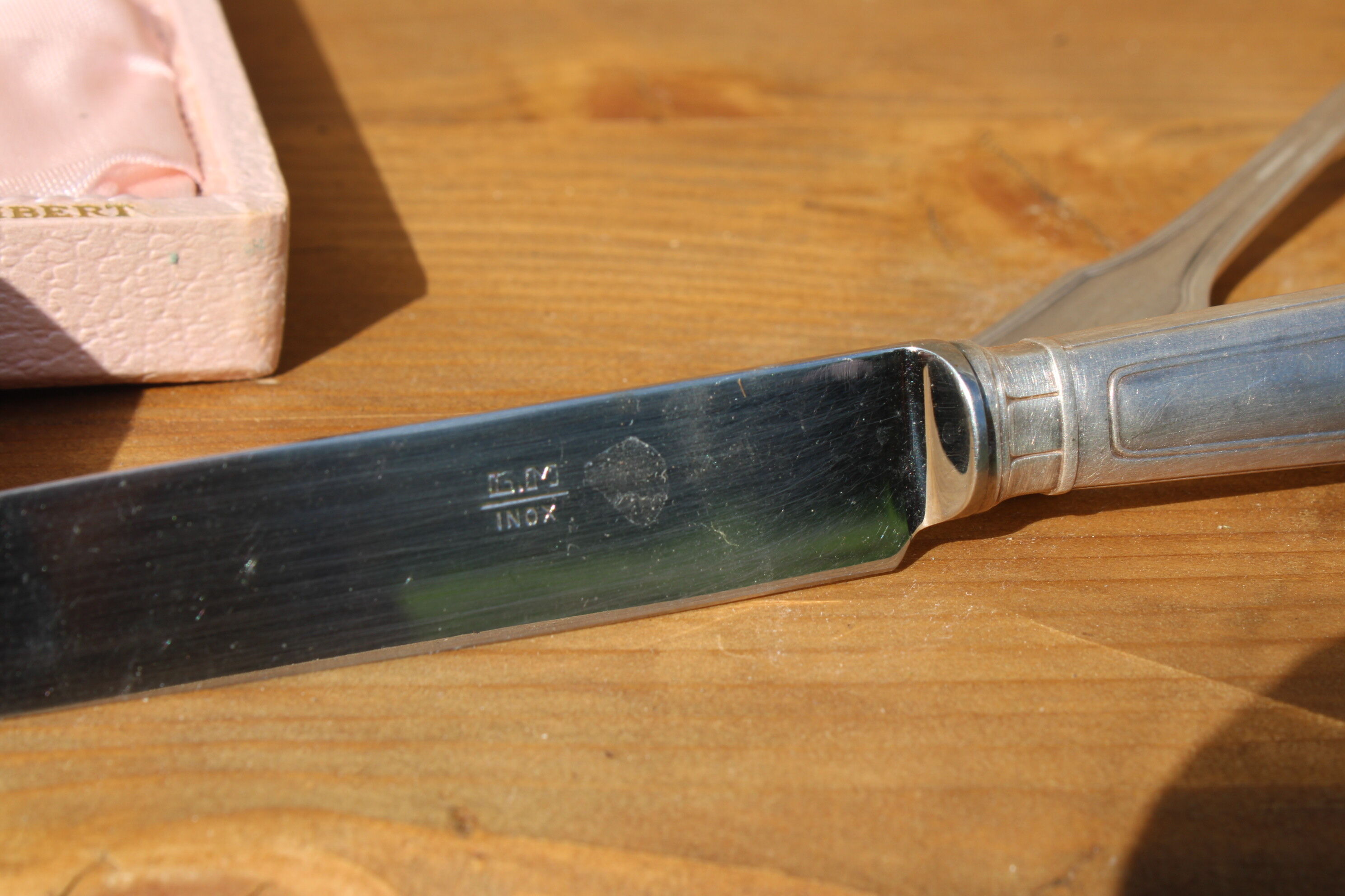 Silverware box, set of 4