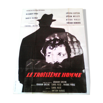 Affiche Le troisième homme avec Orson Welles et Joseph Cotten