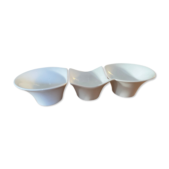 3 porcelain ramekins