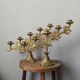 Pair of five-branched altar candlesticks