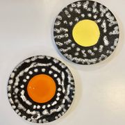 Pair of saucers Vallauris