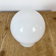 Vintage White Porcelain Ceiling Light, 1970s