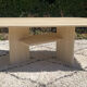 Table basse en travertin des années 70
