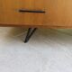 Commode en teck et pieds compas métal