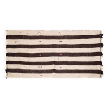Kilim turc vintage tissé main 177x345 cm