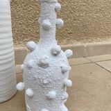Set of 3 bleached vintage vases