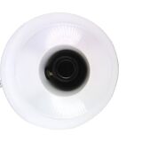 Beige articulated metal desk lamp, 1950s